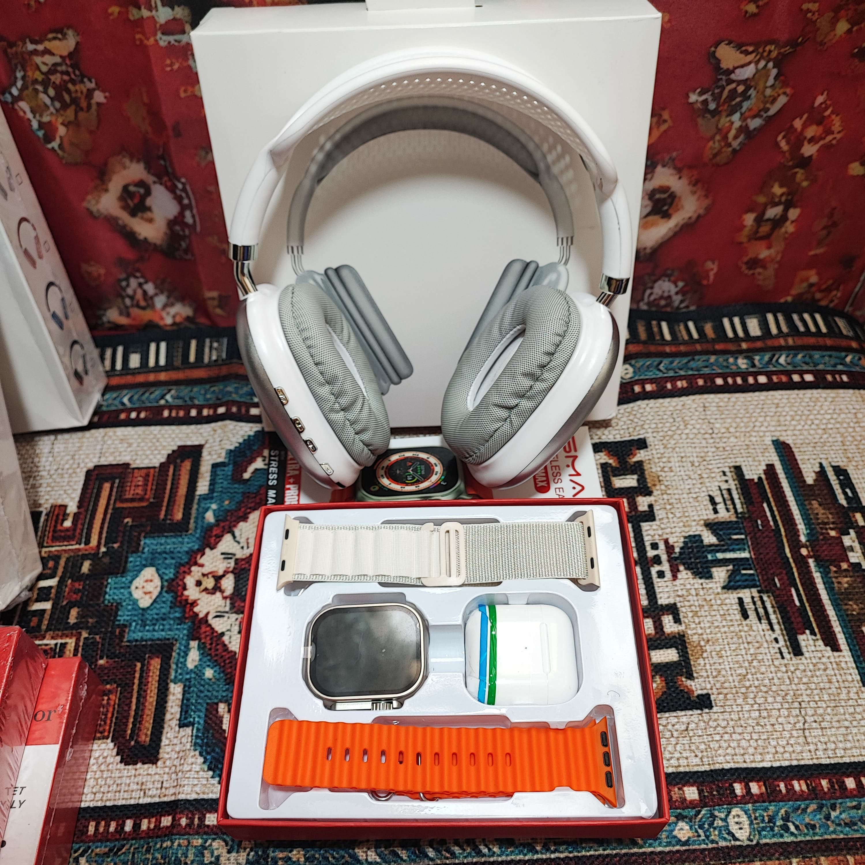 باك الساعة الذكية مع السماعات والكاسك thumbnail