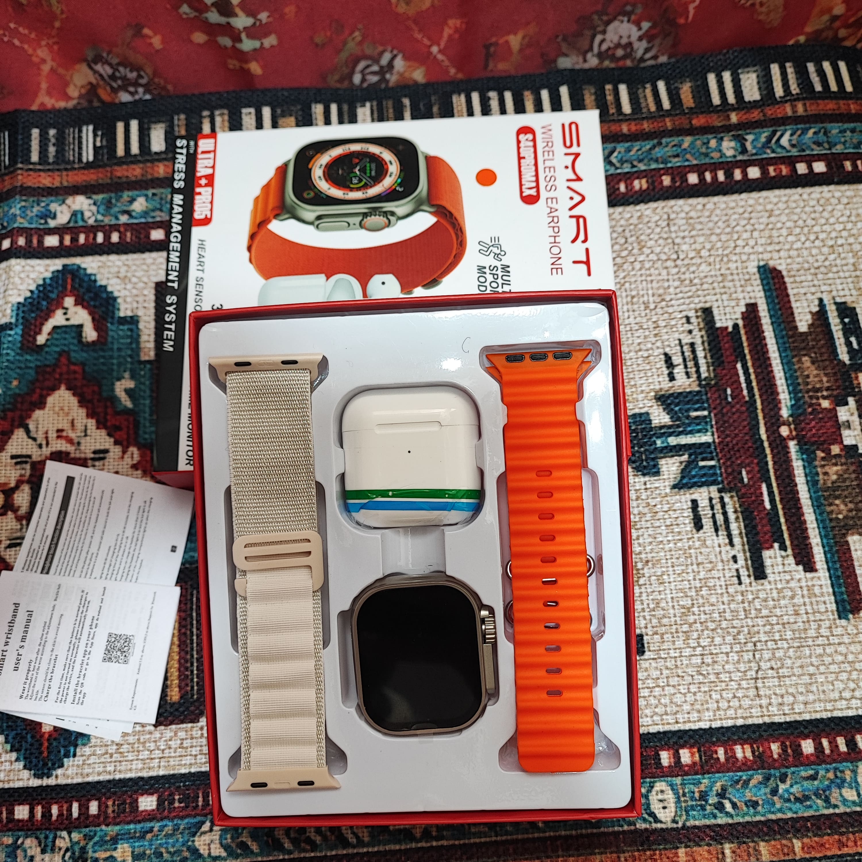 باك الساعة الذكية مع السماعات والكاسك thumbnail